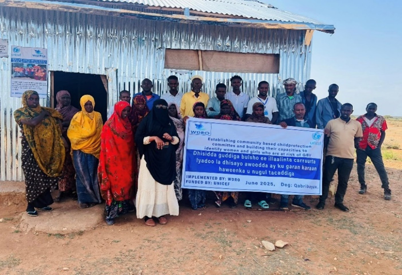 Community based child protection committee was stablished and trained on identifying women and children who at risk of GBV/harm and referral mechanism