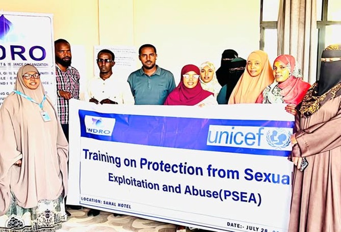 Training on Prevention of Sexual Exploitation and Abuse (PSEA) to WDRO staff, woreda BoWCA and woreda health staff