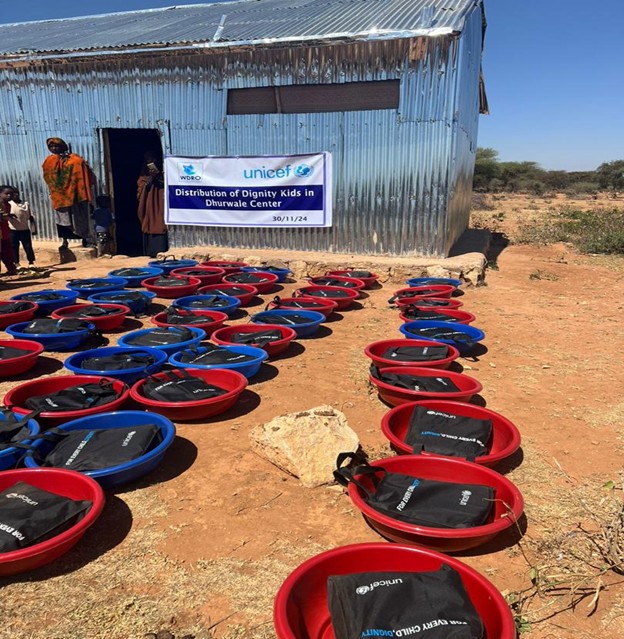 Provision of Dignity kits to women and girls